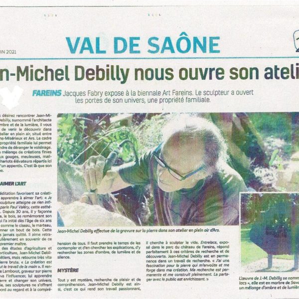 article presse Jean-Michel Debilly Voix de l'Ain