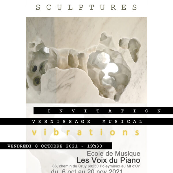 vernissage exposition sculptures piano lyon villefranche poleymieux mont d'or