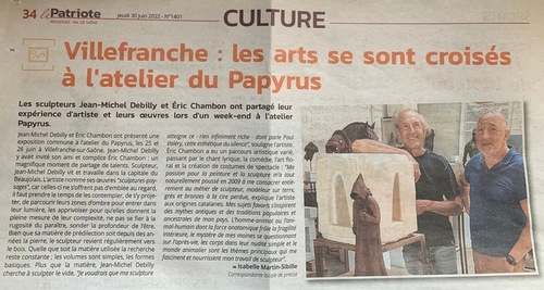 article de presse Le Patriote