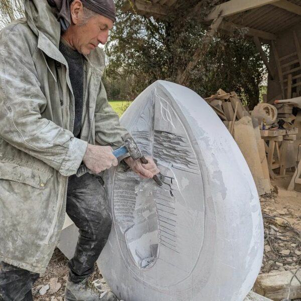 sculpture en cours work in progress